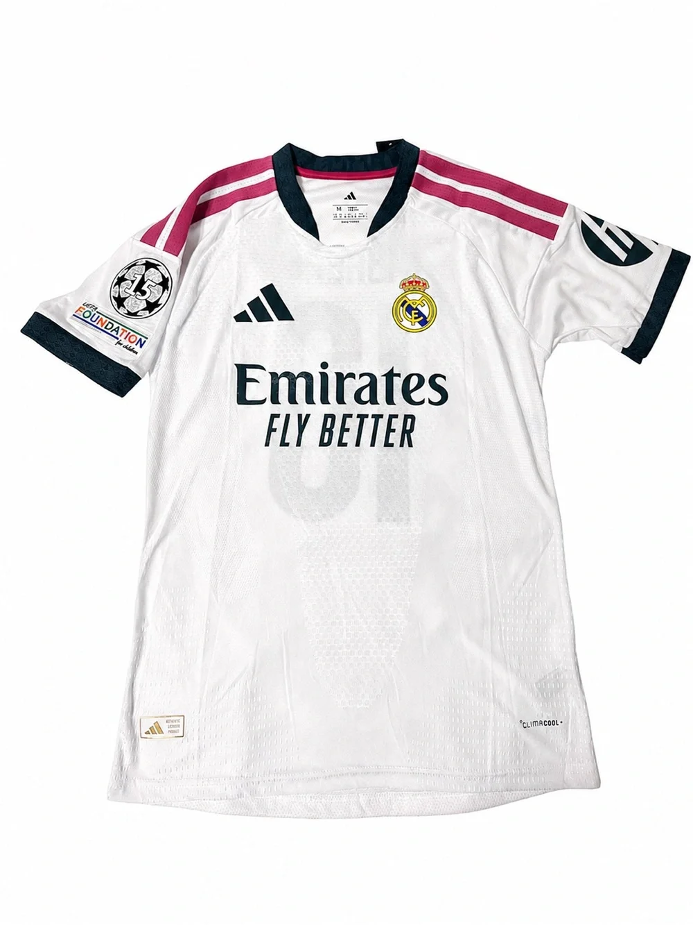 26/27 real madrid UCL home kit. Vini Jr soccer football jersey. Player version!